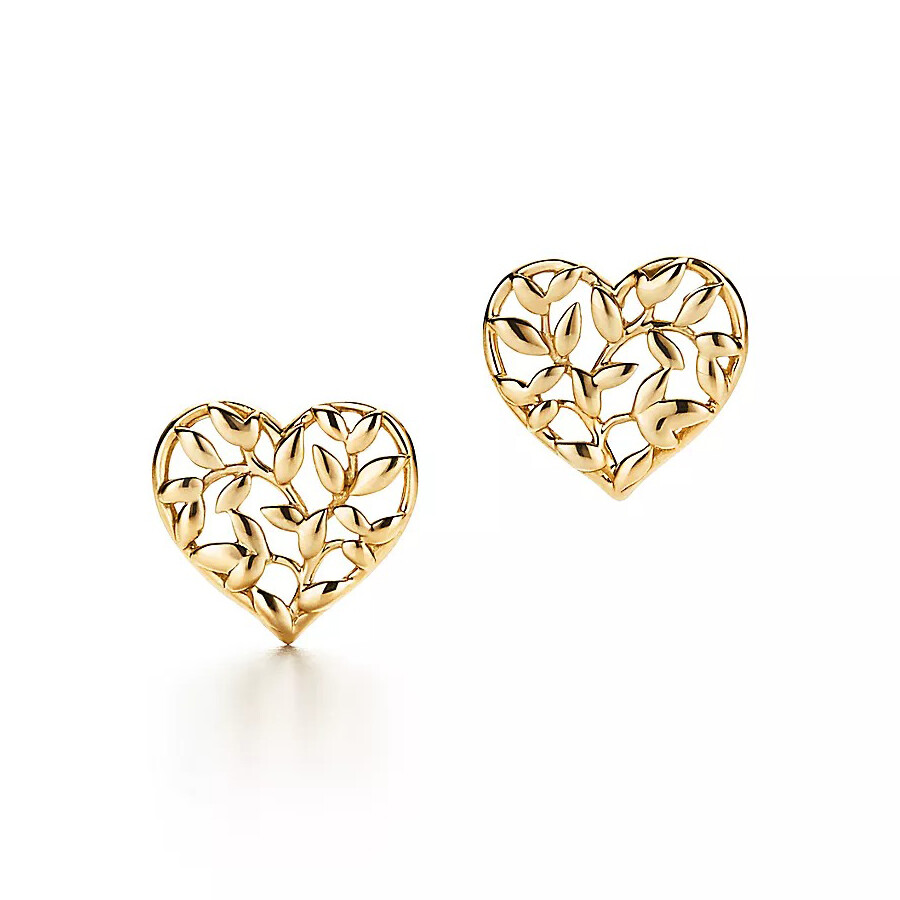 

Серьги Tiffany & Co. x Paloma Picasso Olive Leaf Heart, золото