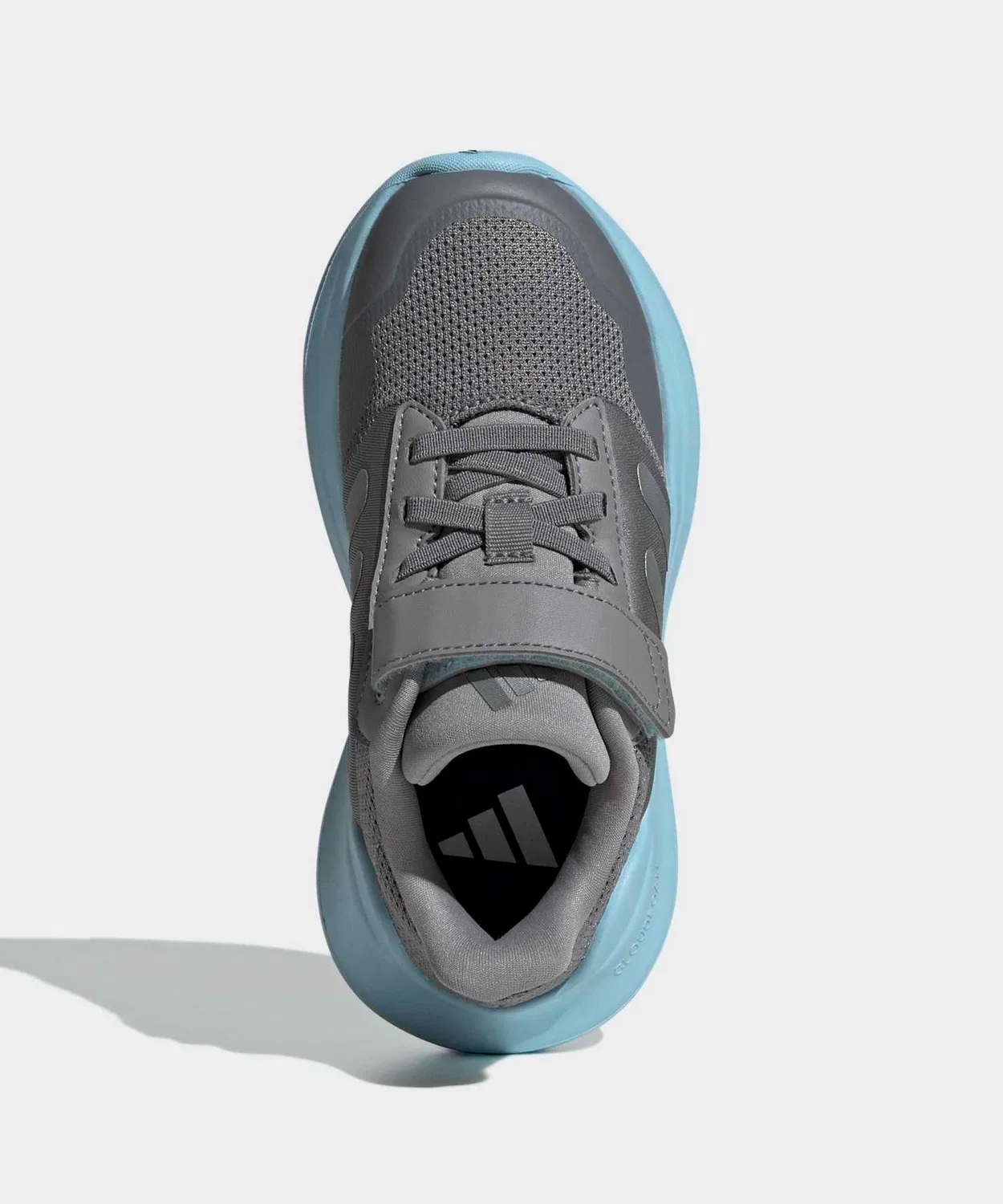 Детские кроссовки с липучкой Tensaur Run 2.0 Adidas, Grey — фото 2