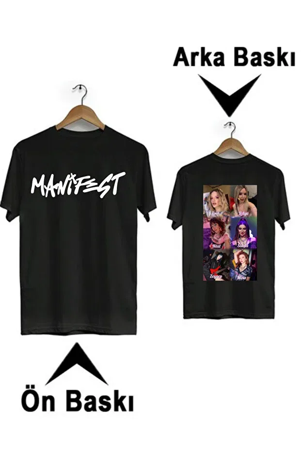 Детская футболка для девочек с принтом Manifest Group Ryo Fashion, Black