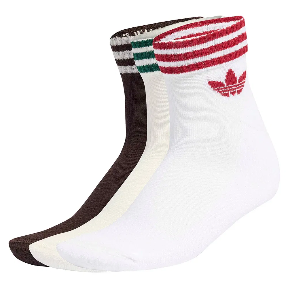 Носки Adidas Originals 3 Stripes, 3 пары, белый