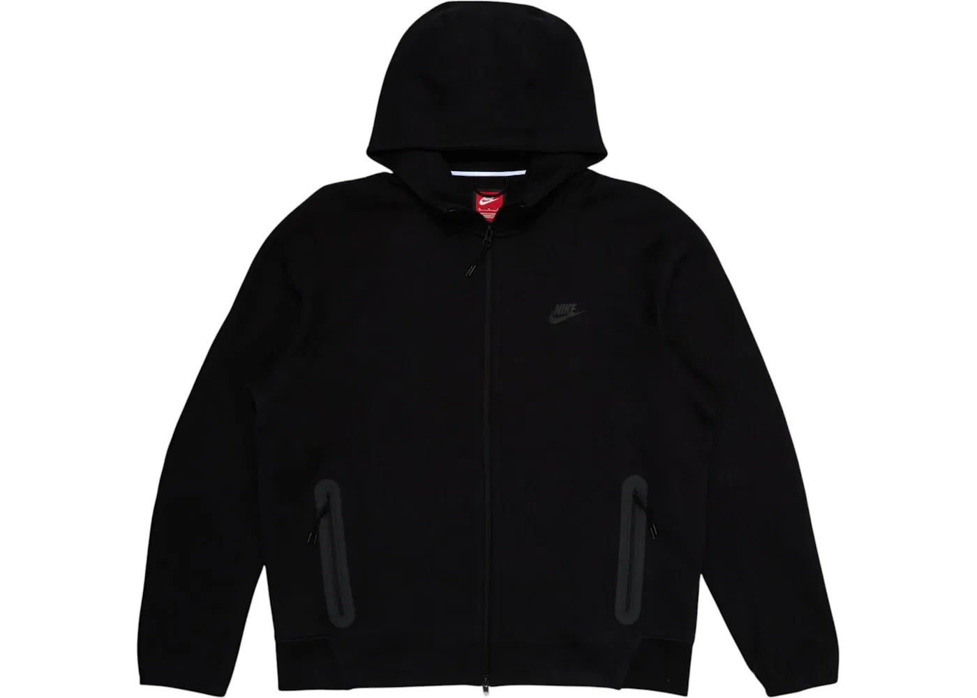 Мужская худи с молнией Nike Tech Fleece Windrunner, Black/Black