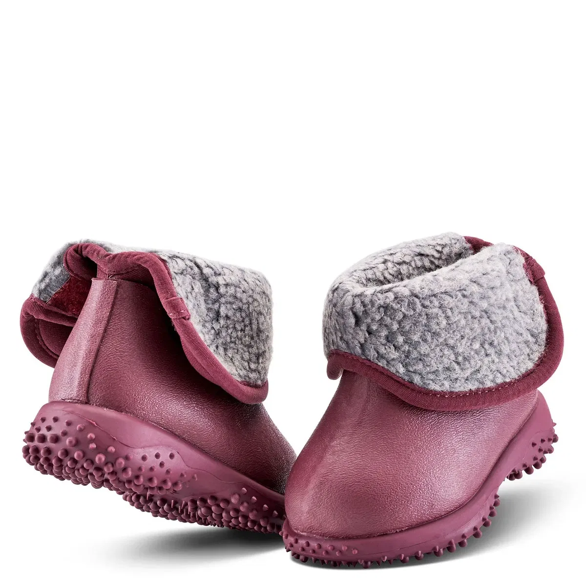 Детские сапоги-веллингтоны с флисовой подкладкой Muddies puddle Grubs Boots, Red — фото 3