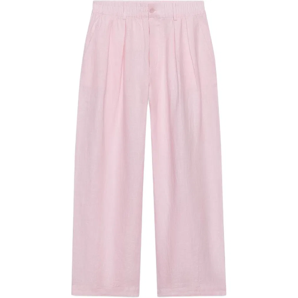 Женские брюки свободного кроя Pink ZARA, Pink