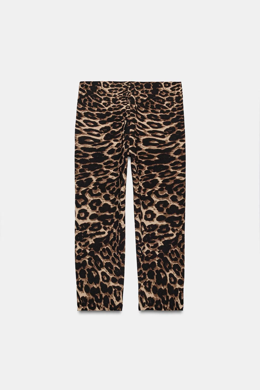 Эластичное платье-капри ZARA, Leopard — фото 3