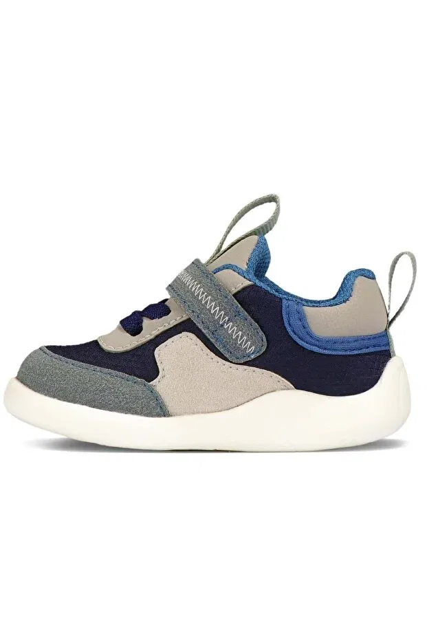 Детские спортивные туфли для девочек с липучкой Vicco, Navy Blue — фото 2