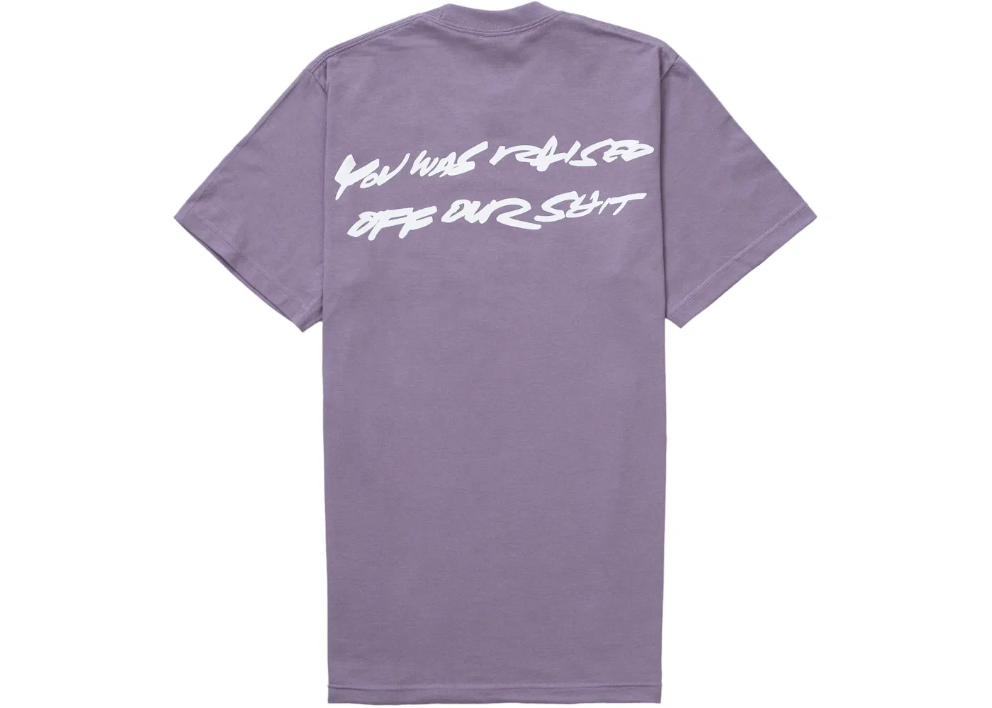 Мужская футболка с принтом Supreme Futura Box Logo Tee, Dusty Purple — фото 2