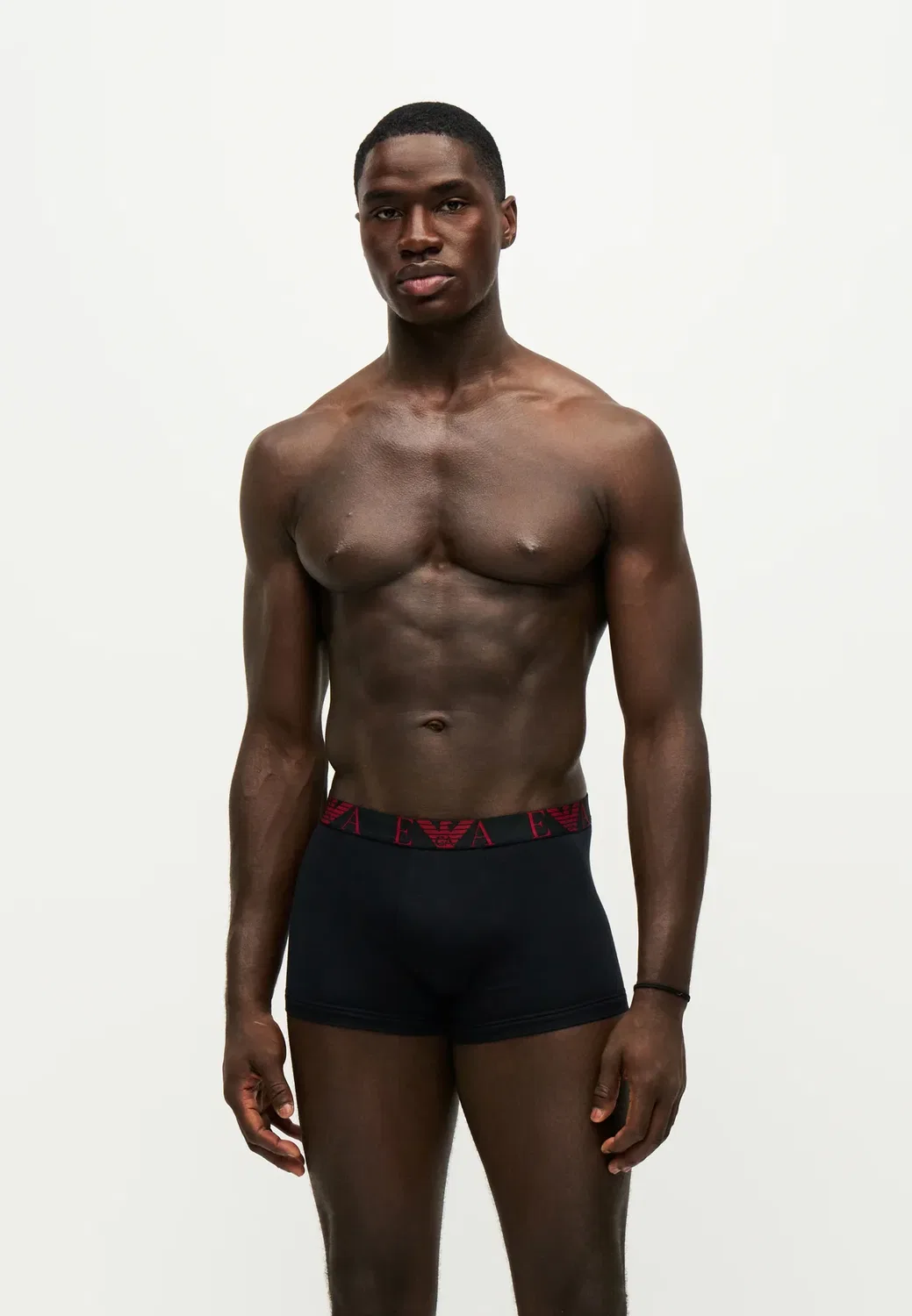 3 шт. - трусы Emporio Armani, Black — фото 2
