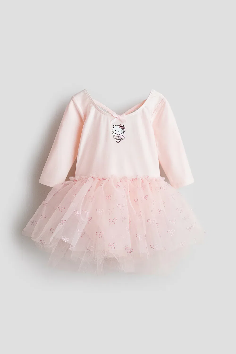 Балетный купальник с юбкой из тюля H&M, Hellrosa/Hello Kitty