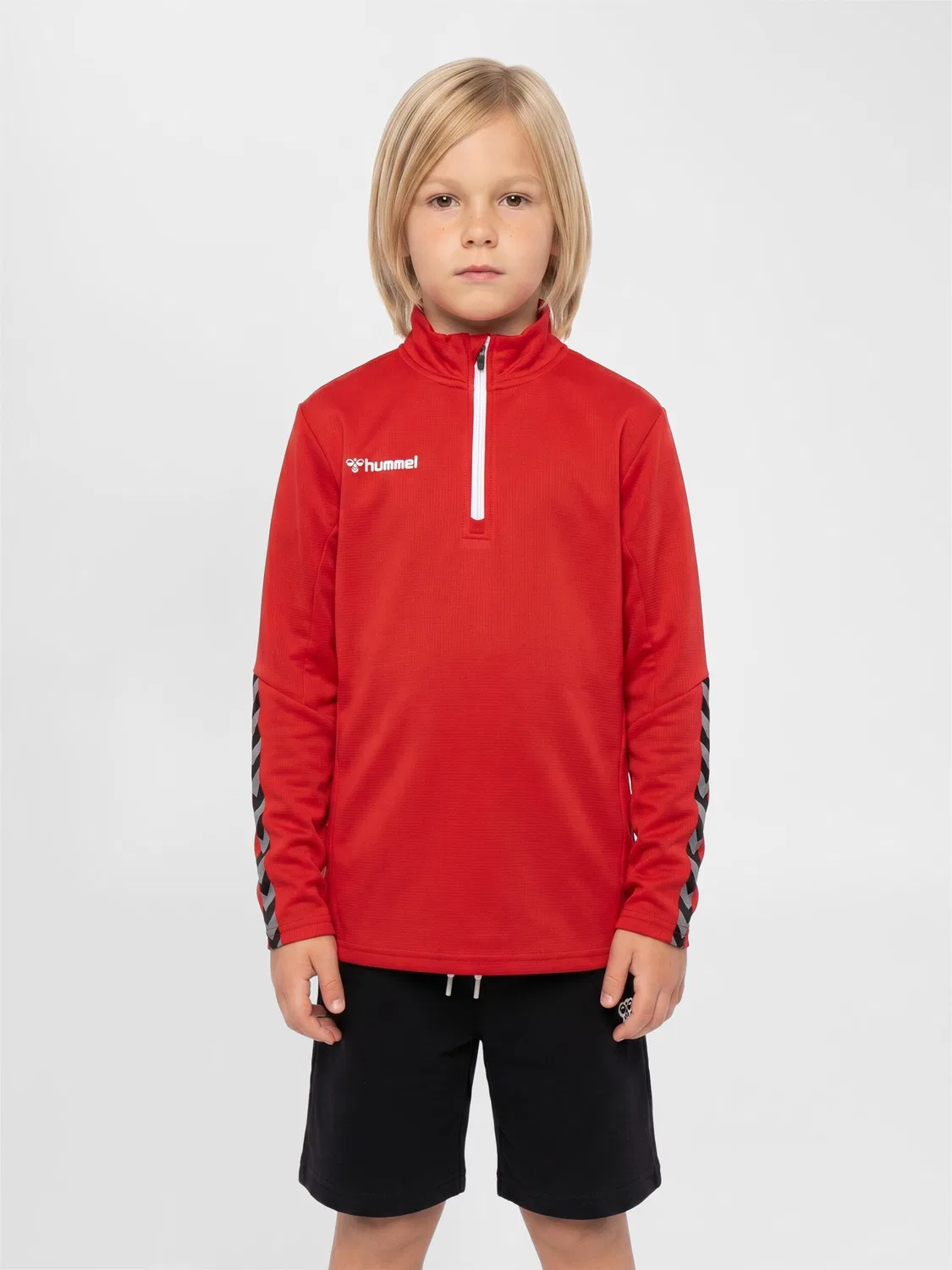Детский свитшот с полузастежкой Hummel