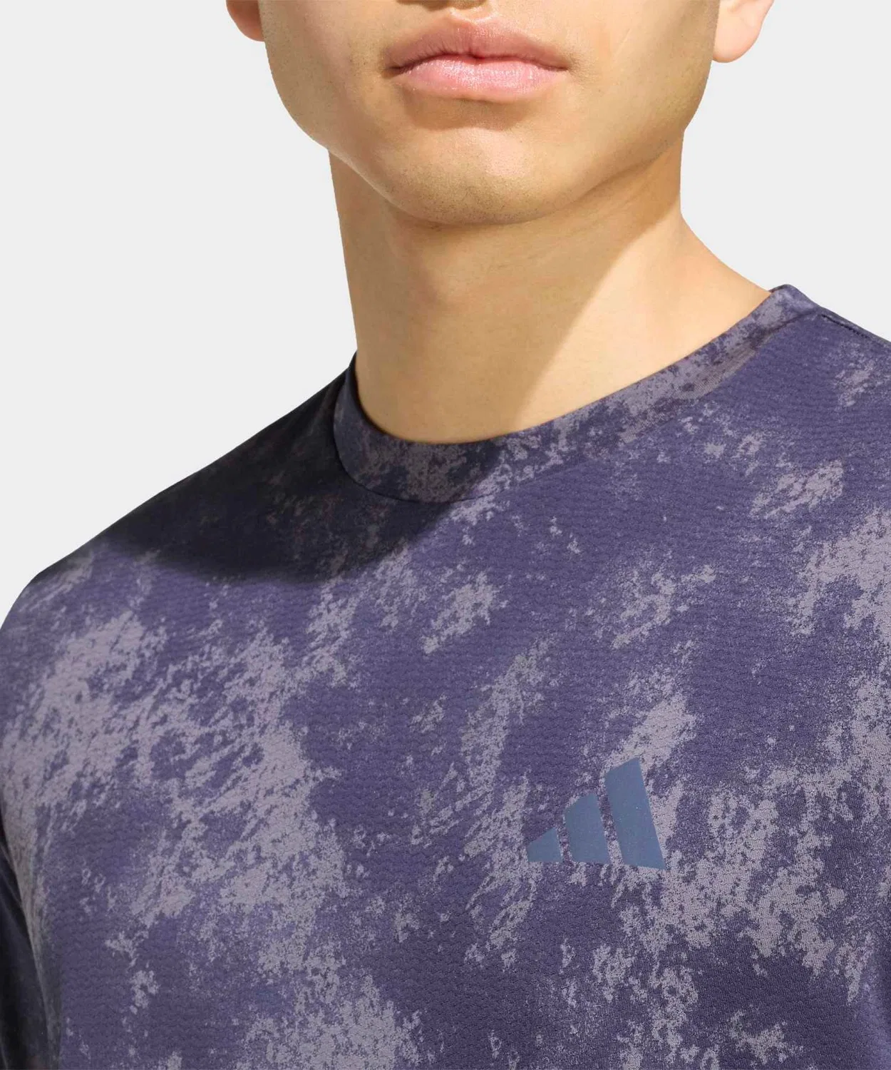 Мужская футболка с длинным рукавомTraining AOP T-Shirt Adidas, Blue — фото 3