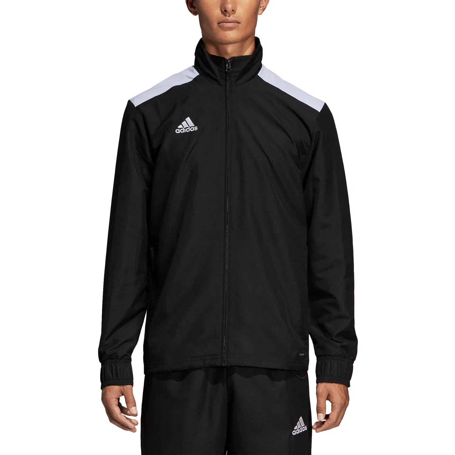 Мужская презентационная куртка Regista 18 Adidas, Schwarz Weiss