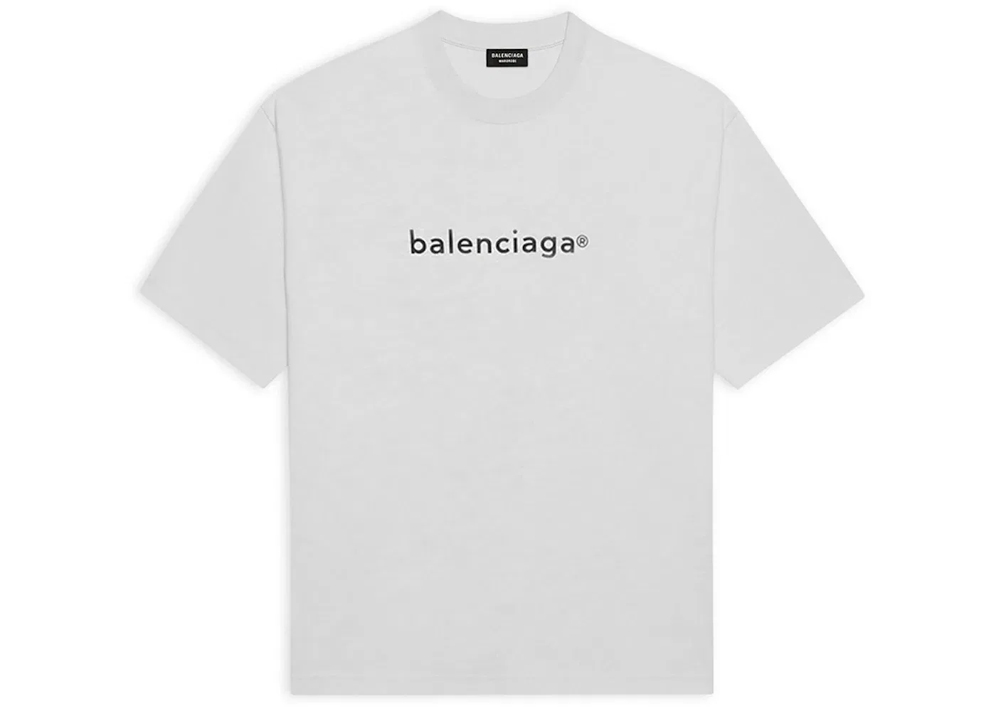 Мужская футболка с принтом New Copyright T-shirt Balenciaga, Gray