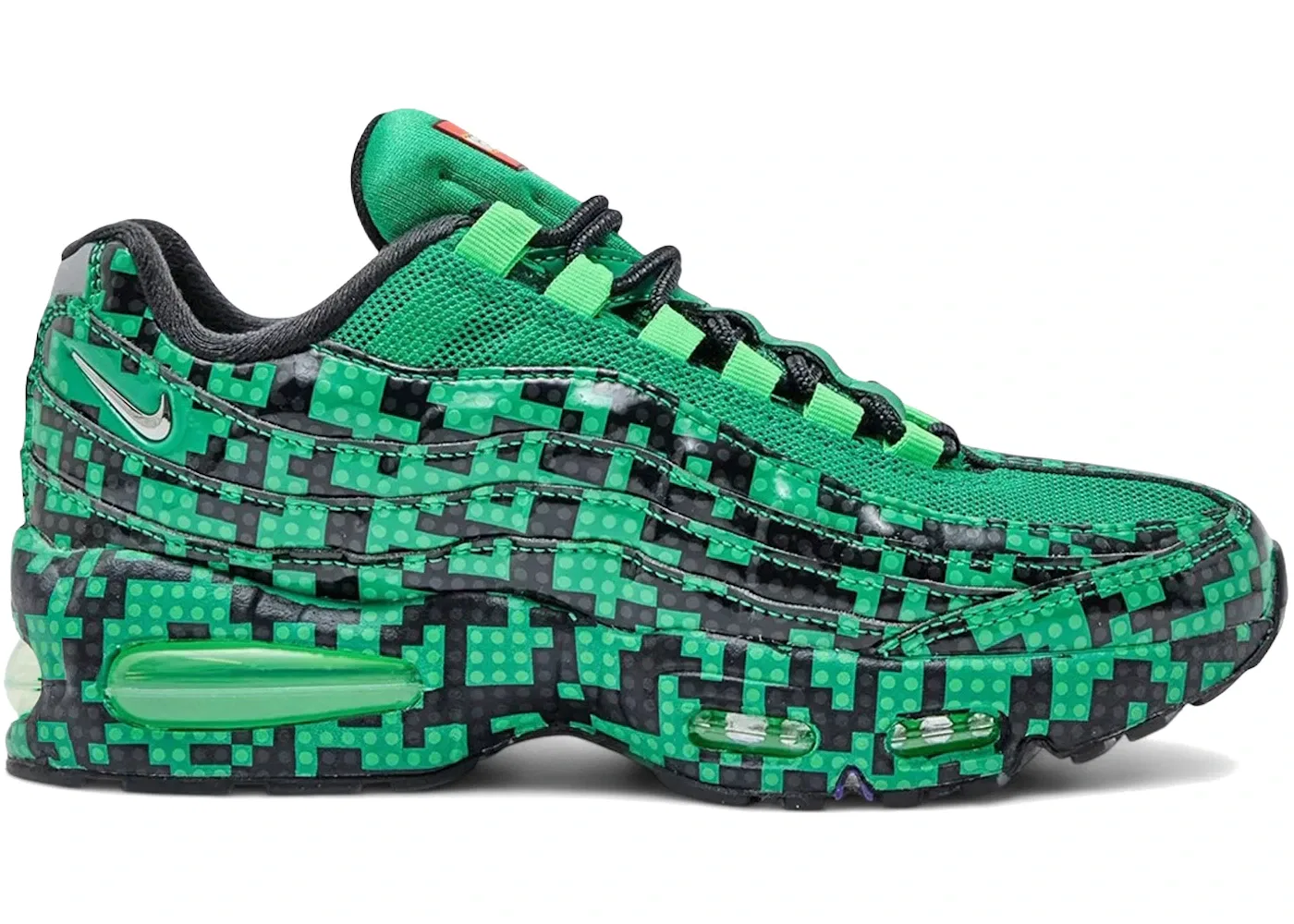 Детские кроссовки Lifestyle Nike Air Max 95, Lucky Green/Metallic Silver/Black/Green Strike/Dark Concord