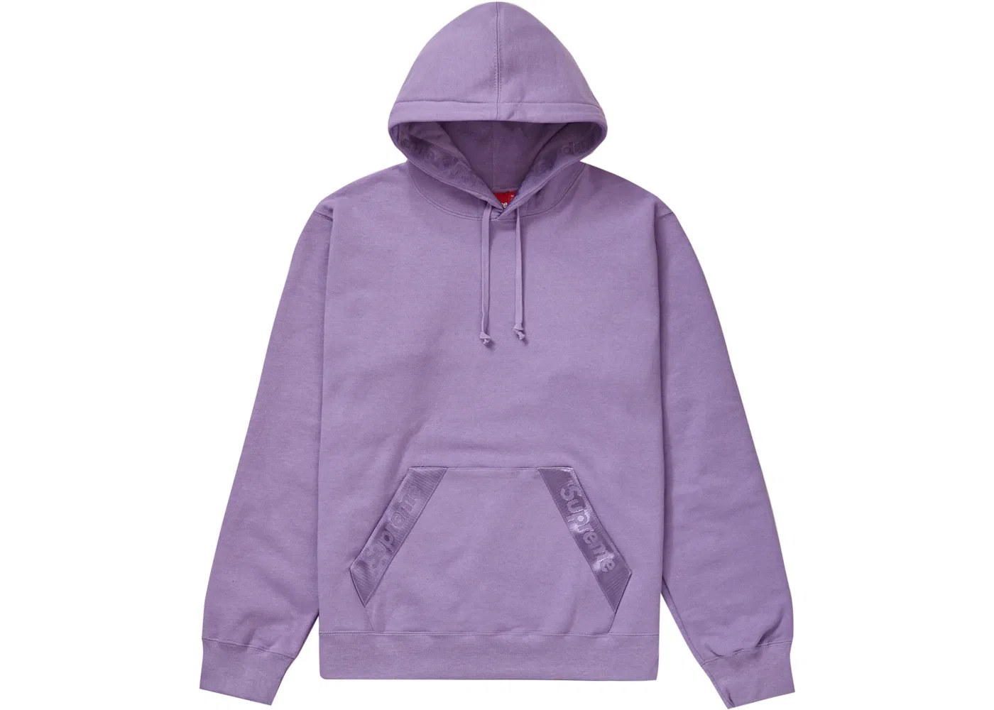 Мужской худи с ткаными лямками Supreme Hooded Sweatshirt, Violet
