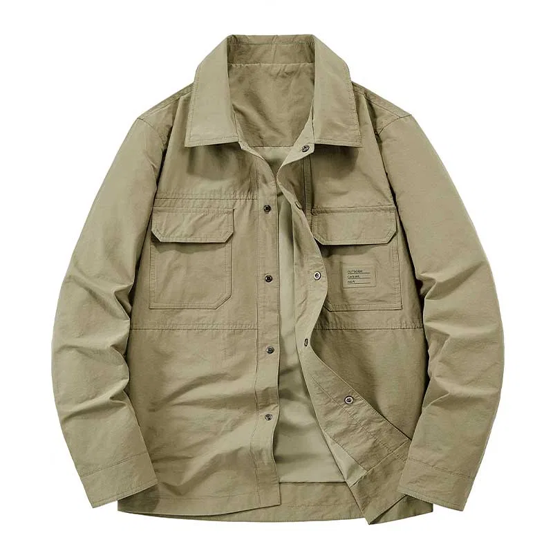 Детская куртка с двумя карманами Red bean, Khaki