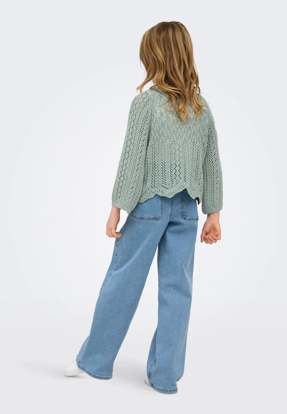 Джинсы Kogfree с широким поясом DNM NOV - джинсы свободного кроя Only Girls, Light Blue Denim — фото 3