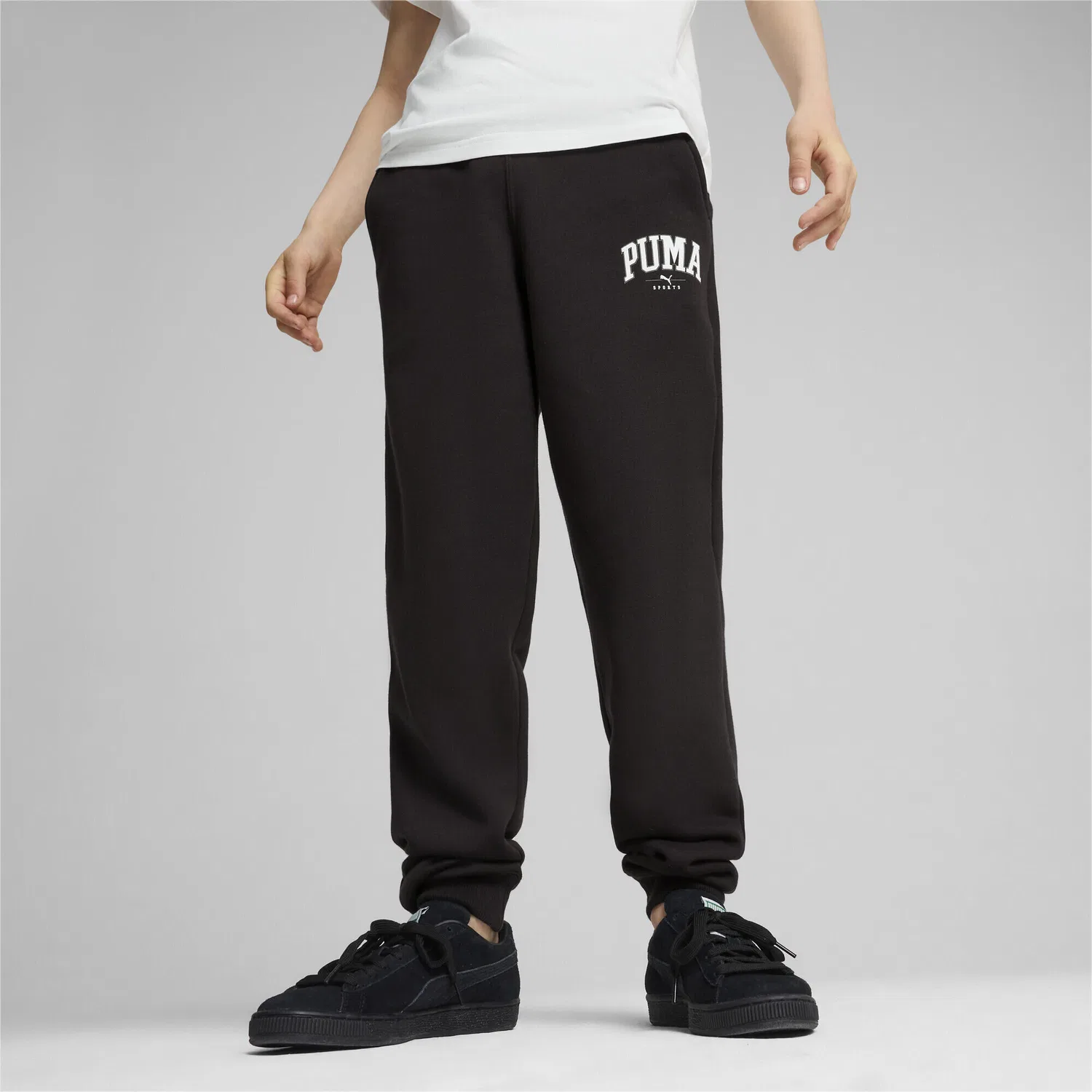 Детские спортивные штаны с принтом PUMA SQUAD Puma, Schwarz — фото 3