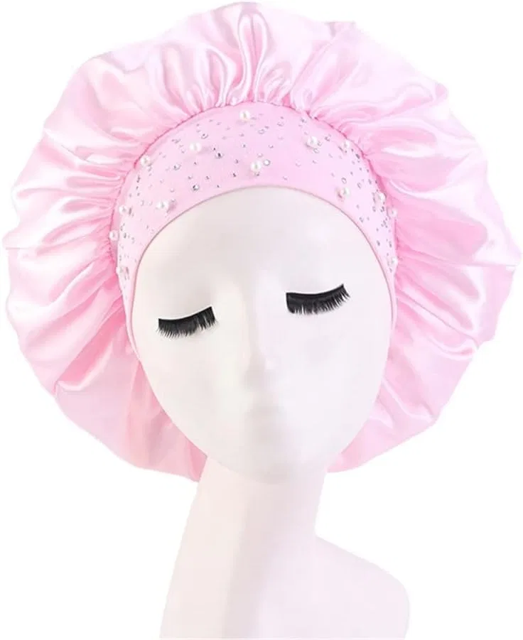 Шапочка для душа Satin Bonnet, Youllyuu, розовый