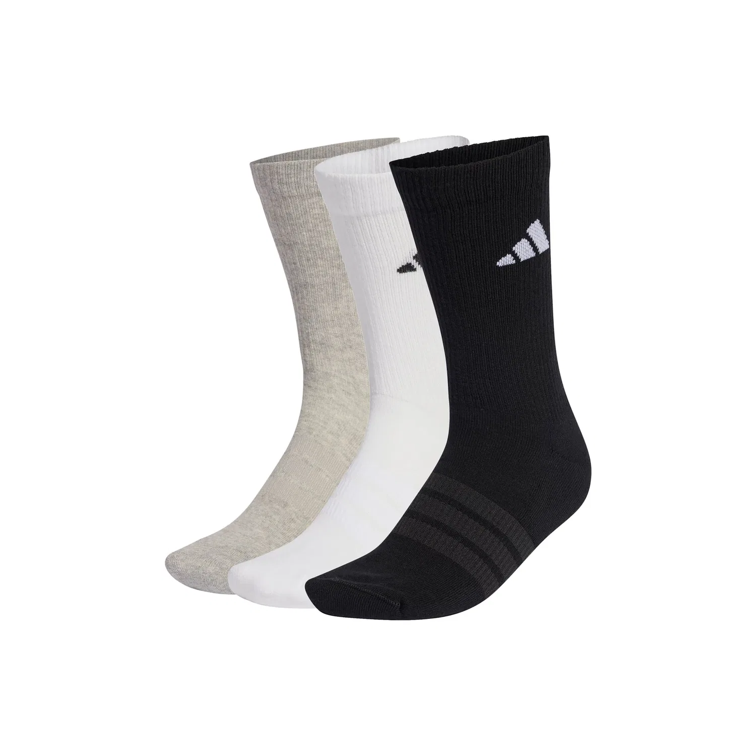 Мужские короткие носки cushioned sportswear crew Adidas Originals, Black/Grey/White