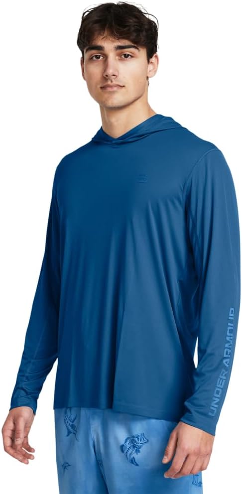 

Толстовка Under Armour Men's Iso-chill Shore Break с утеплителем, (406) Photon Blue/Viral Blue