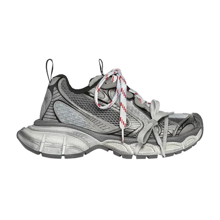 Кроссовки Balenciaga Wmns 3XL Sneaker 'Worn-Out - Grey White Red', серый