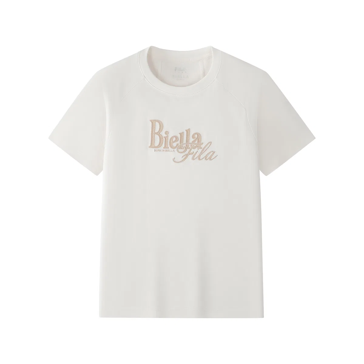 Детская футболка с принтом FILA KIDS, Cloud White