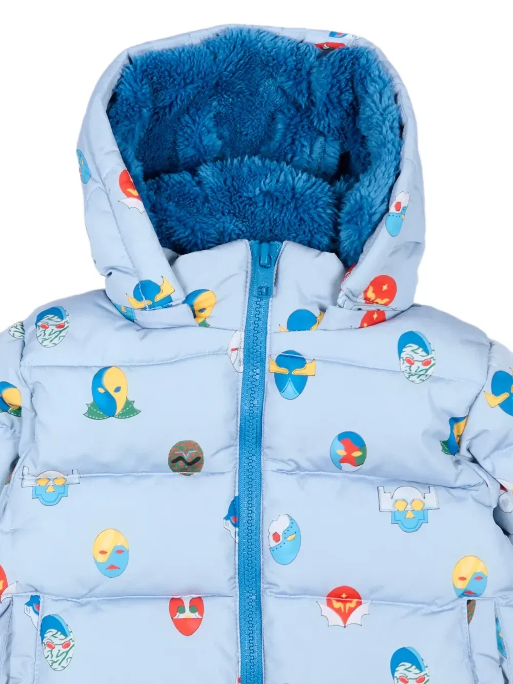 Куртка на подкладке с графическим принтом Stella Mccartney Kids, синий — фото 3