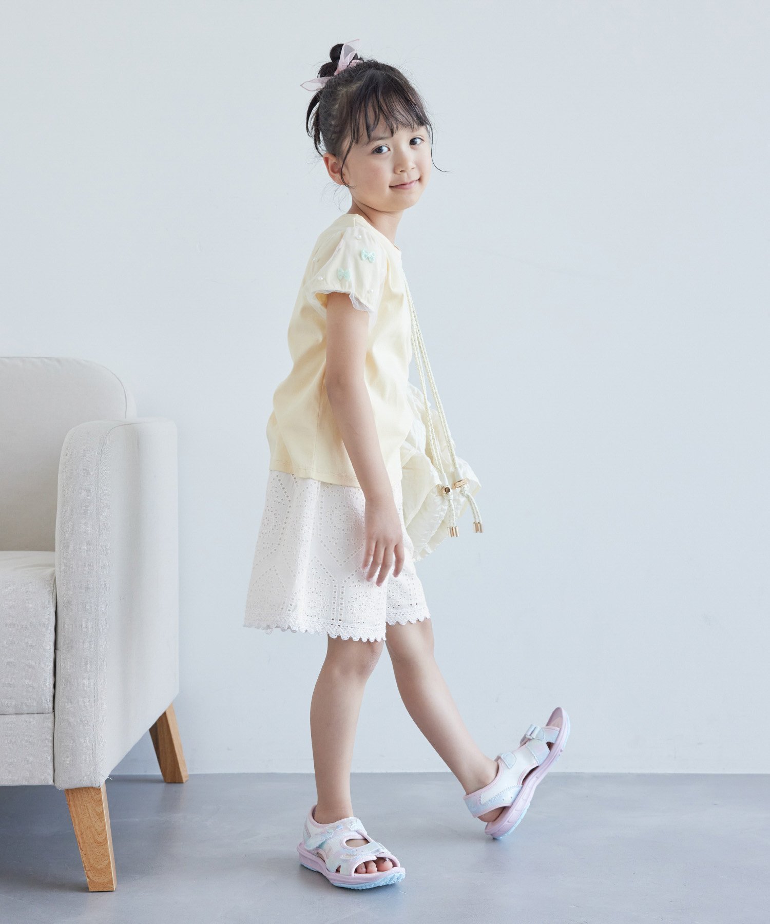 ИНДИЙСКИЕ кружевные шорты ROPE' PICNIC KIDS, Off-white (15) — фото 2