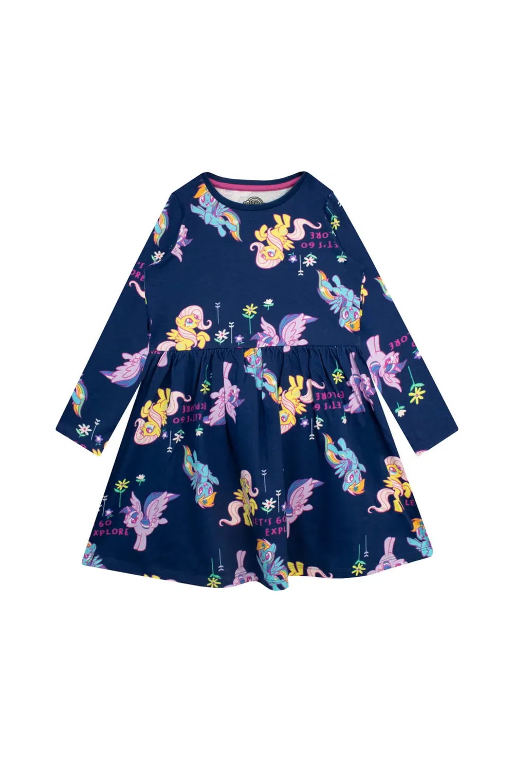 Платье для девочек с принтом Unicorn My Little Pony, Navy