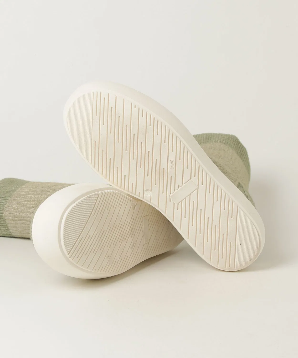 Детские кроссовки высокие MM6 Maison Margiela, Beige — фото 3