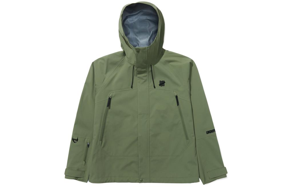 

UNDEFEATED Куртка с капюшоном и карманом-молнией, Olive Green