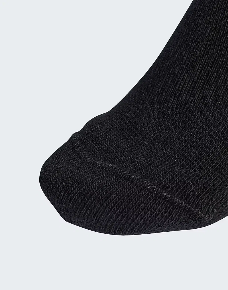Носки высокие амортизированные Linear 10 пар Adidas Performance, черный/белый — фото 3