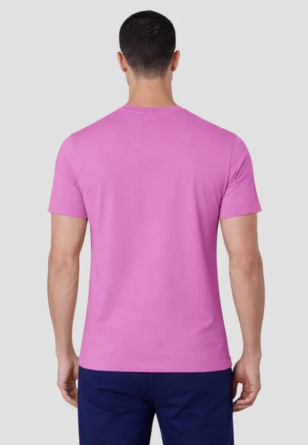 Футболка хлопковая Basic T-shirt U.S. Polo Assn., Neon Pink, розовый — фото 2