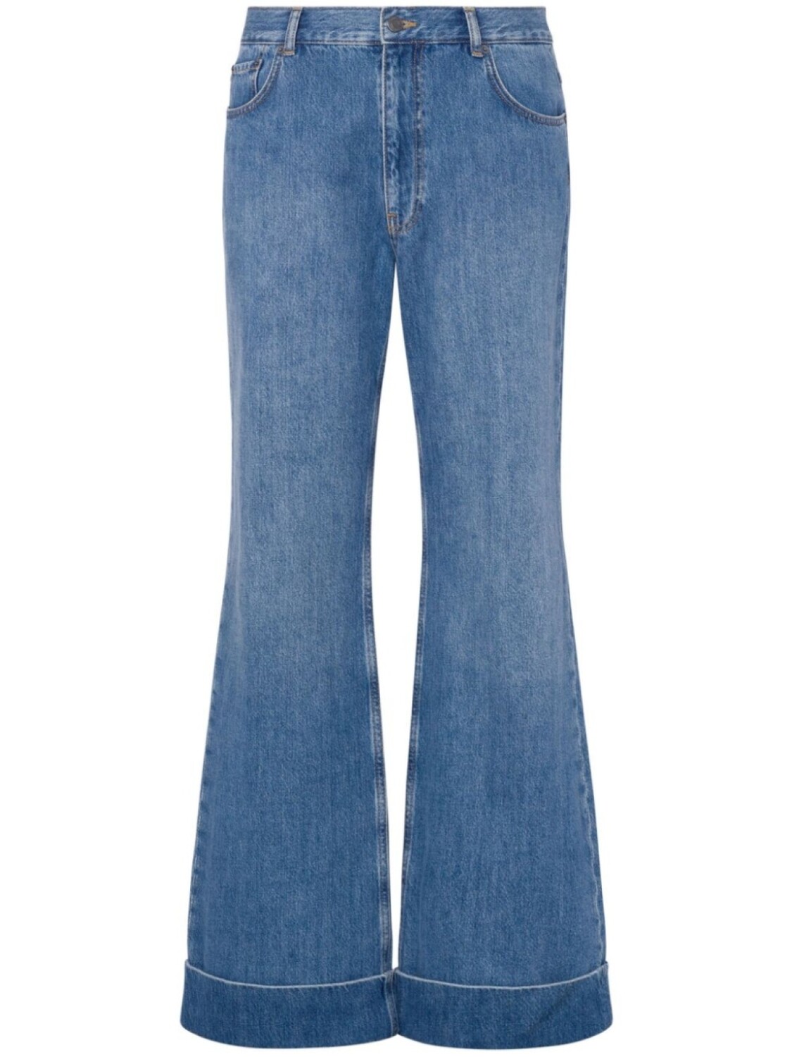 

Moschino джинсы bootcut средней посадки, синий