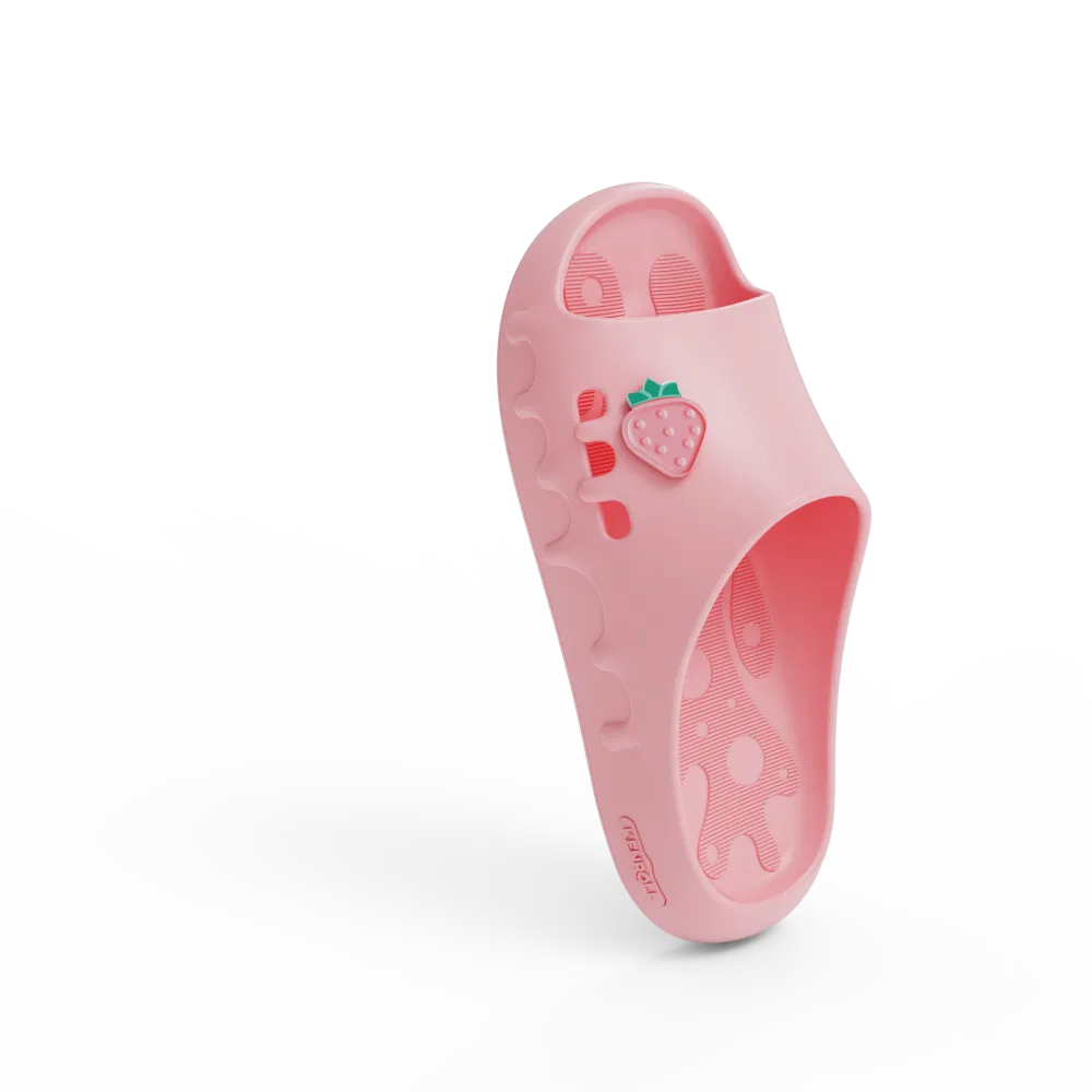 Детские летние домашние тапочки из ЭВА KENROLL, Strawberry Pink — фото 4