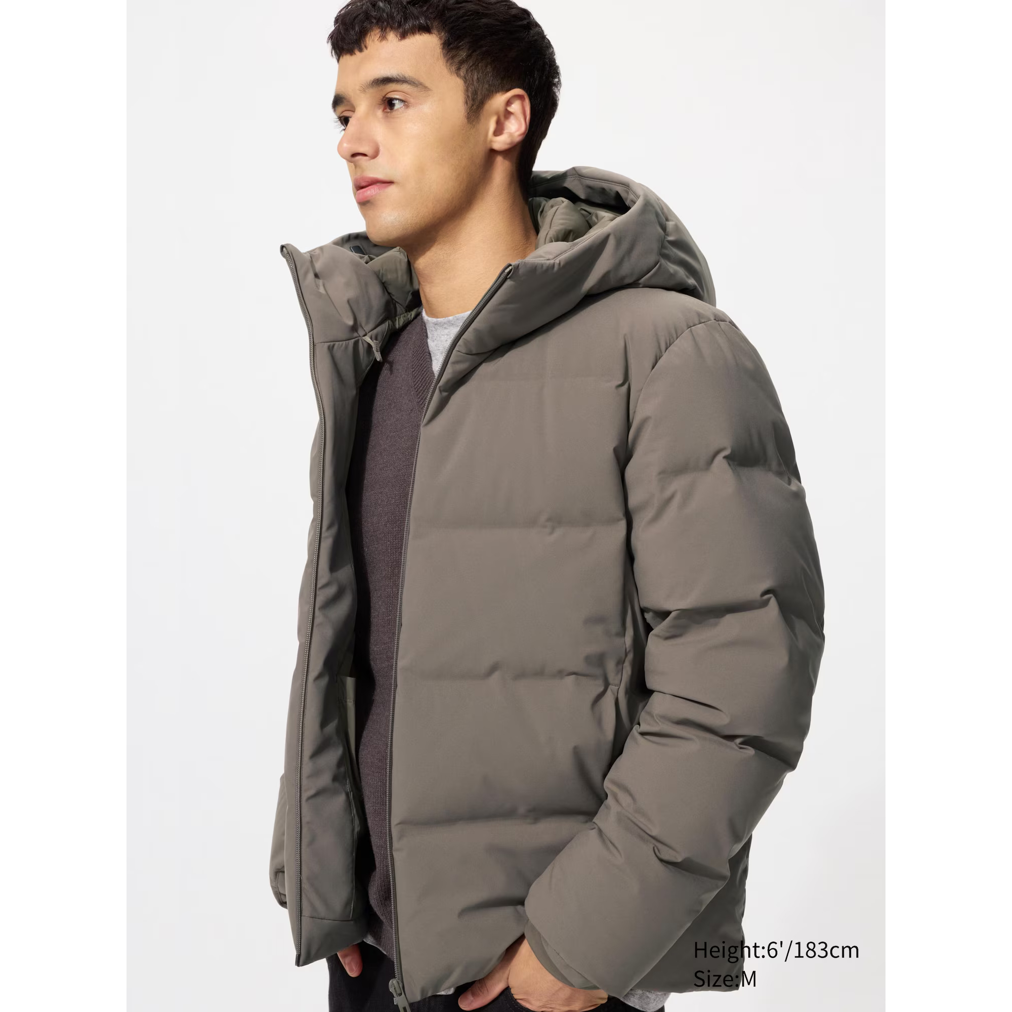 

Пуховая куртка Uniqlo с капюшоном, 37 коричнево-серый, Коричневый, Пуховая куртка Uniqlo с капюшоном, 37 коричнево-серый