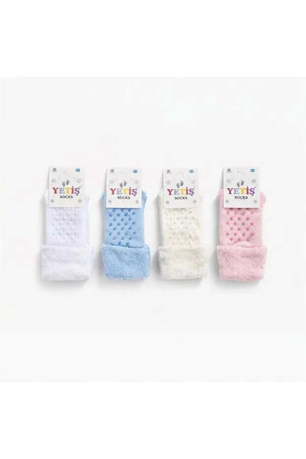 Детские носки для новорожденных с принтом Yetiş, Multicolor