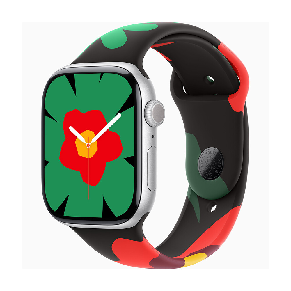 

Умные часы Apple Watch Series 10 (GPS), 46 мм, Silver Aluminum Case/Black Unity - Unity Bloom Sport Band - S/M, Черный, Умные часы Apple Watch Series 10 (GPS), 46 мм, Silver Aluminum Case/Black Unity - Unity Bloom Sport Band - S/M