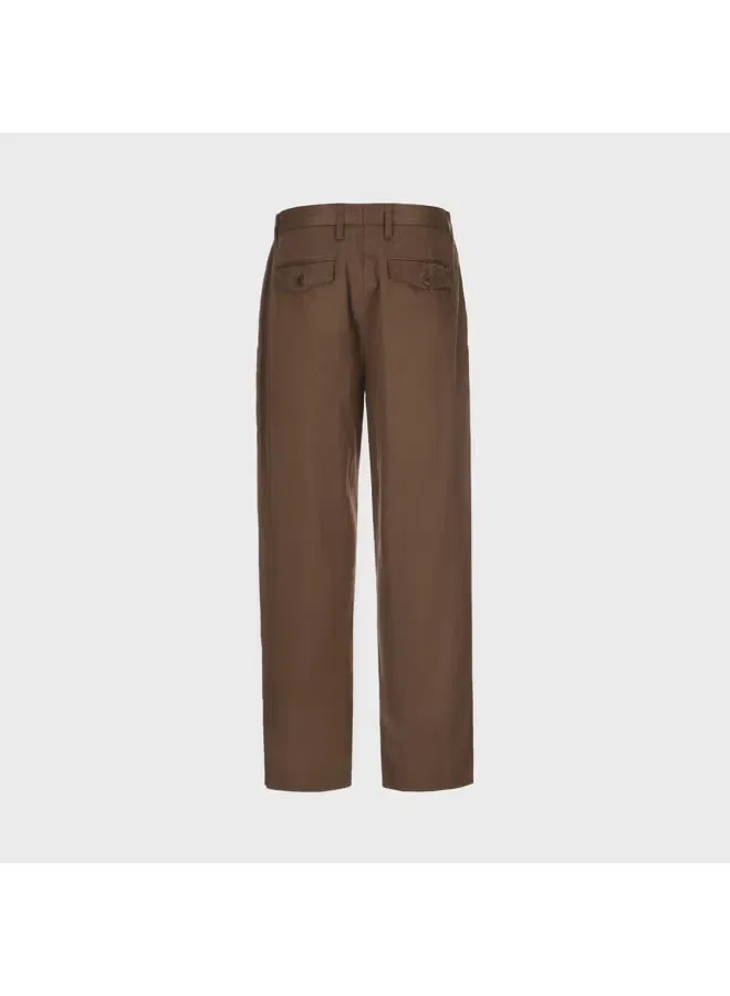 Брюки классические мягкие Zara, коричневый — фото 3