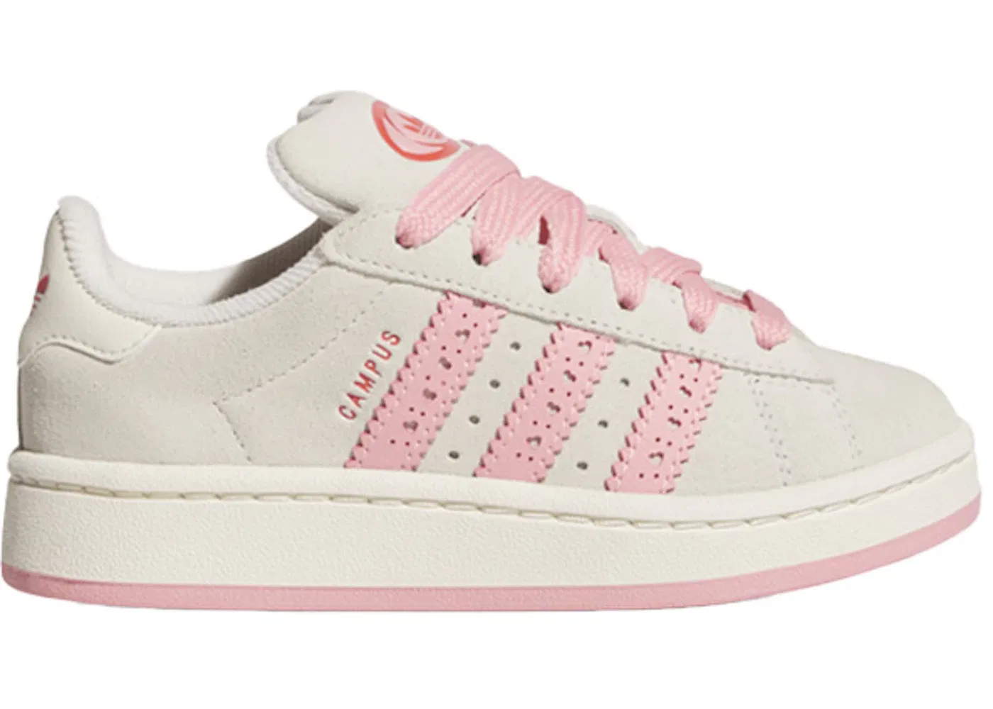Детские кроссовки Lifestyle Adidas Campus 00s, Cream/Pink/Red