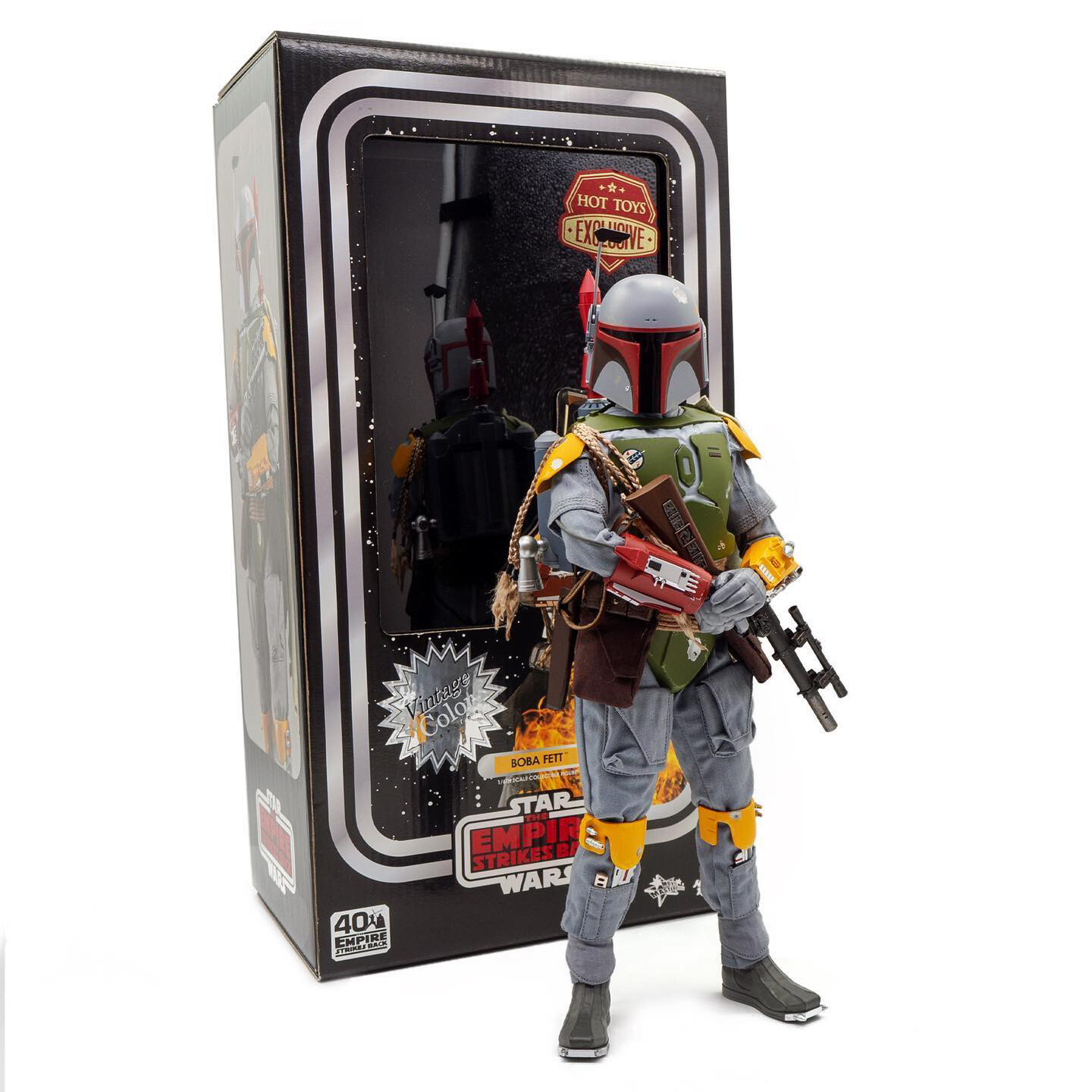 

Фигурка Hot Toys Star Wars: The Empire Strikes Back, Boba Fett (Vintage Color Version) MMS571, 30 см