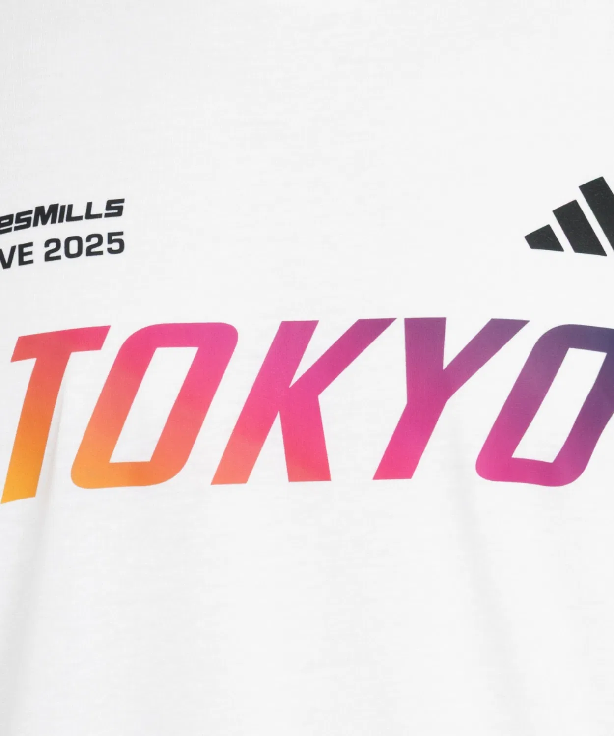 Мужское/Женское топ-безрукавка LesMills Event Tank Tokyo Adidas, Белый — фото 3