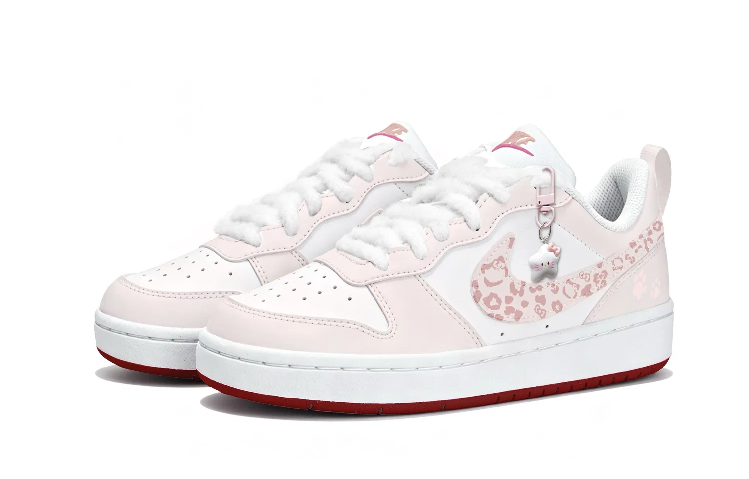 Детские кроссовки для скейтбординга Nike Court Borough 2, Pink — фото 4