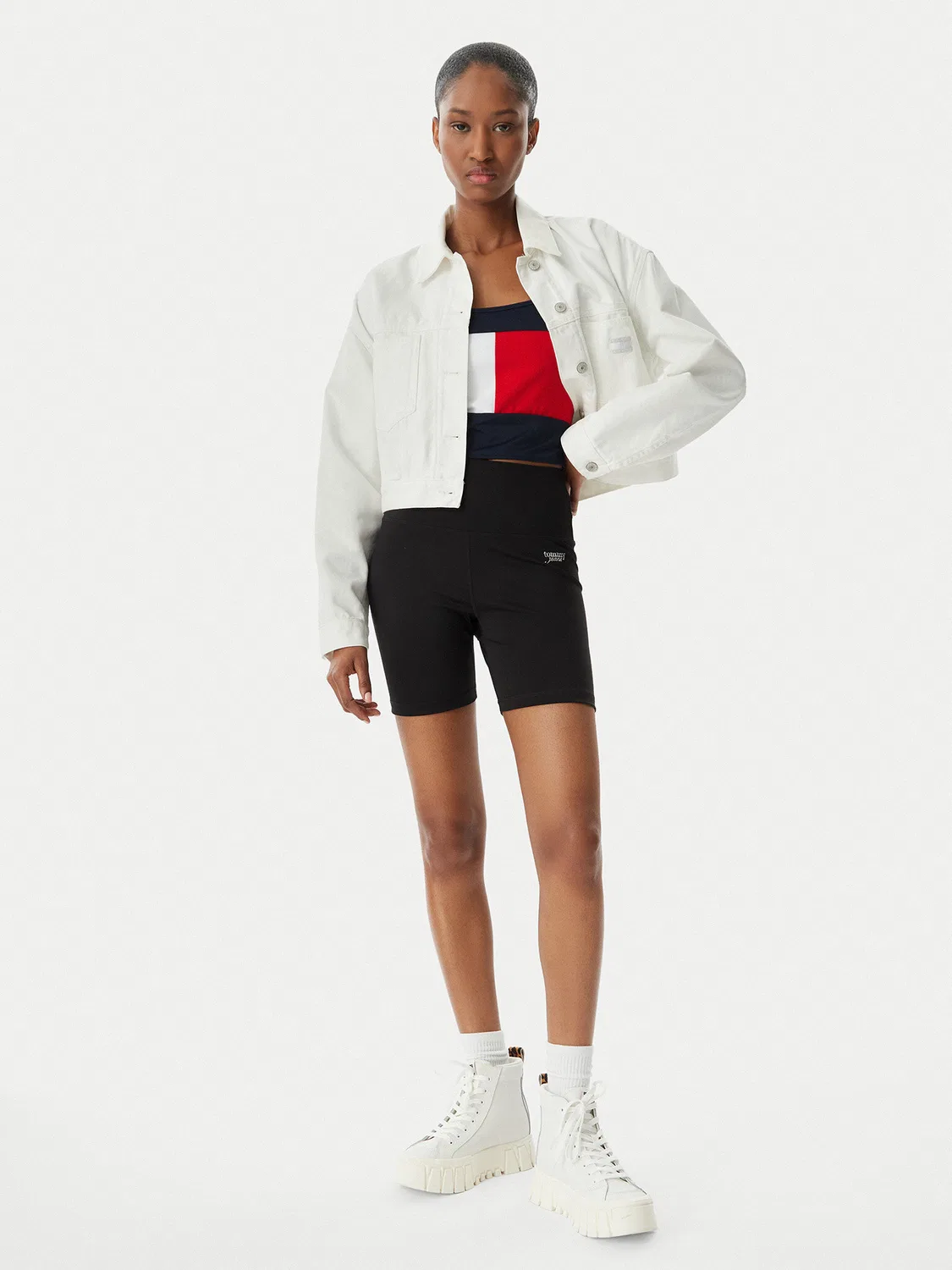 Женский топ Tommy Hilfiger, темно-синий — фото 2