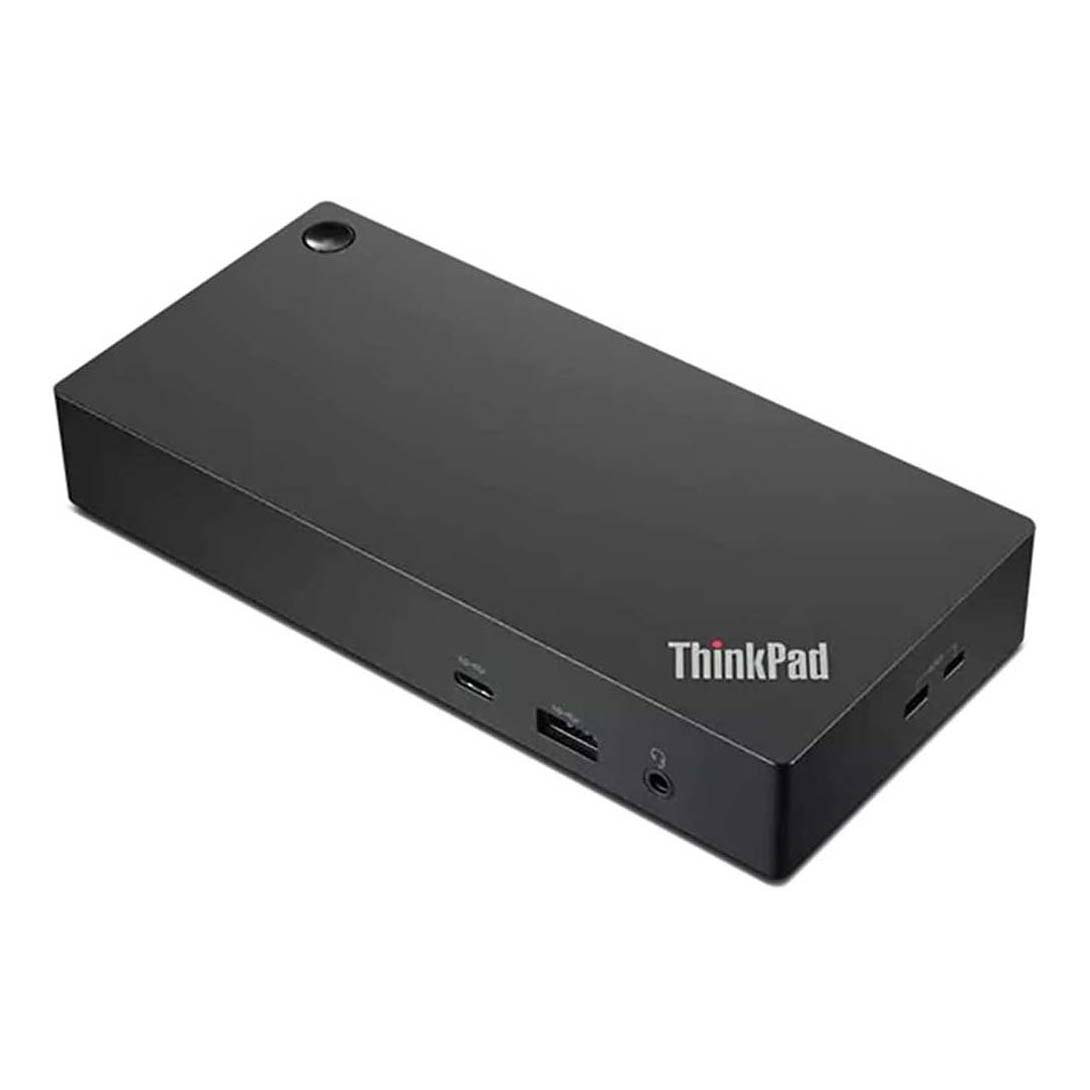 Док-станция Lenovo ThinkPad Universal USB-C Dock 40AY0090UK/40AY0090EU, черный - фото