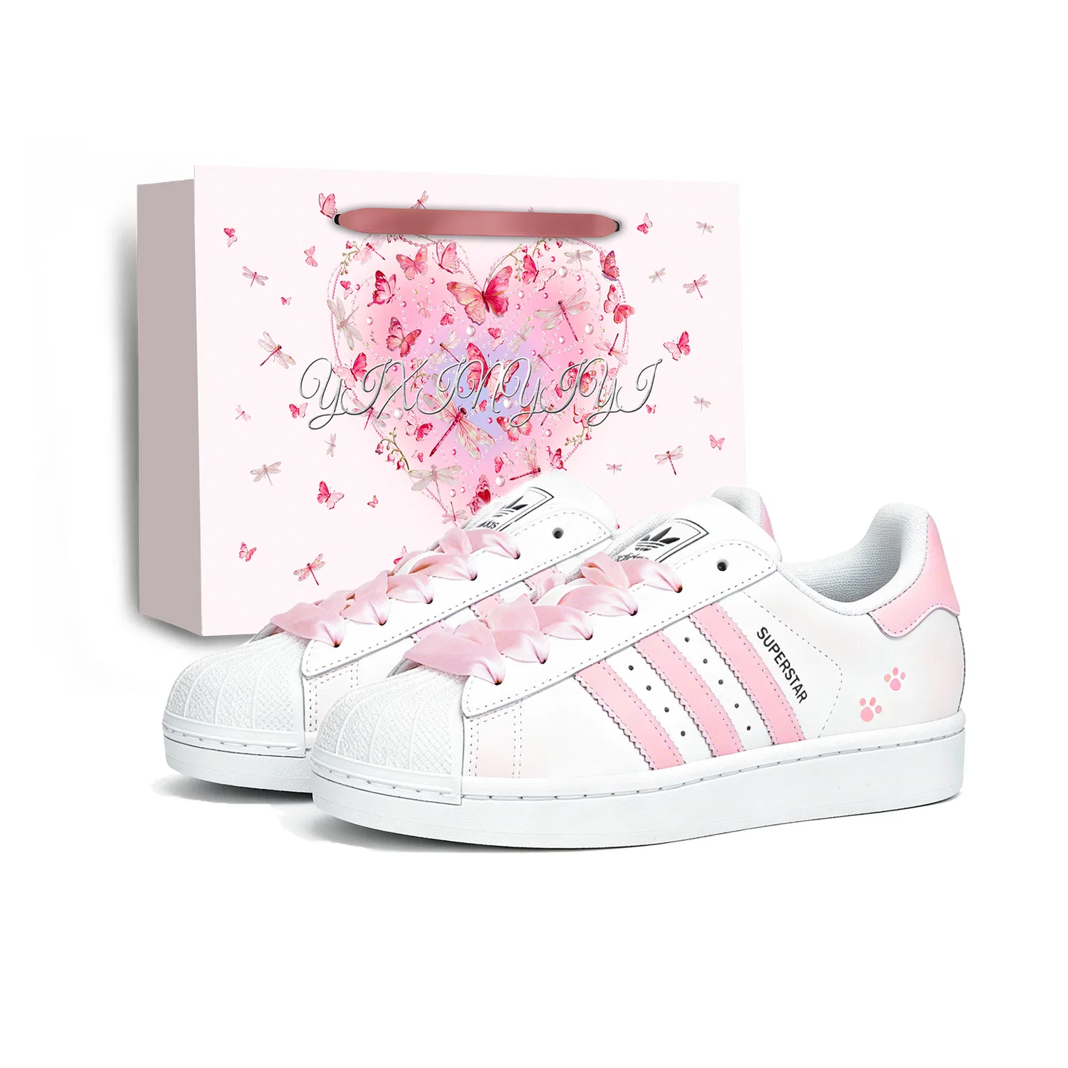 Детские кроссовки для скейтбординга Superstar 2, Adidas Originals, Pink