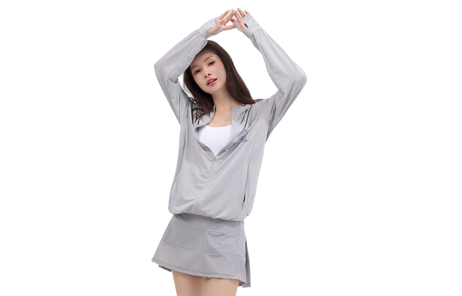 Детская солнцезащитная одежда хлопковая BALENO, Heather Gray