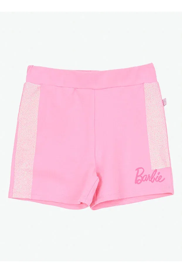 Детские шорты для девочек хлопковые Barbie, Pink