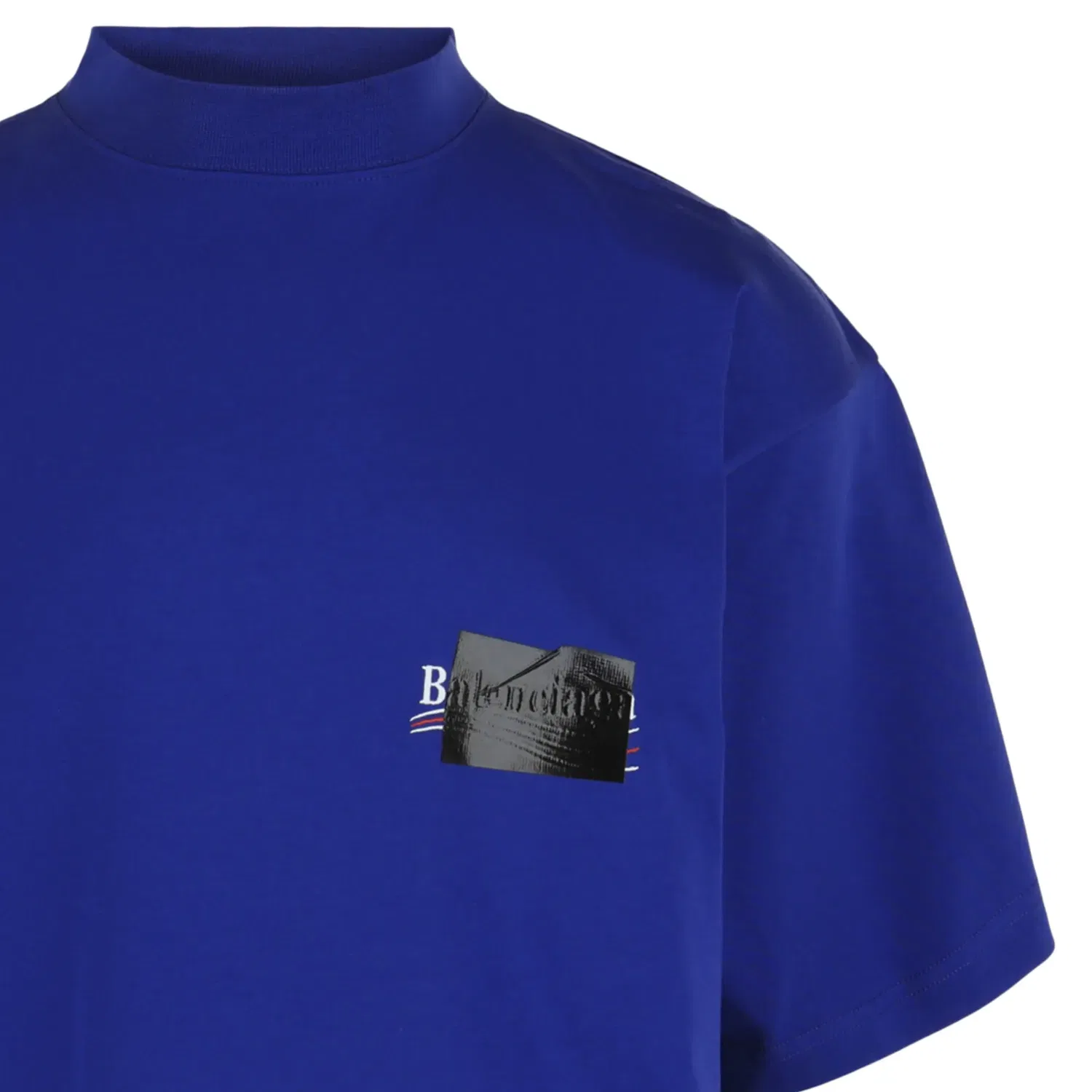 Футболка Balenciaga Gaffer Political Campaign Oversized, синий — фото 3
