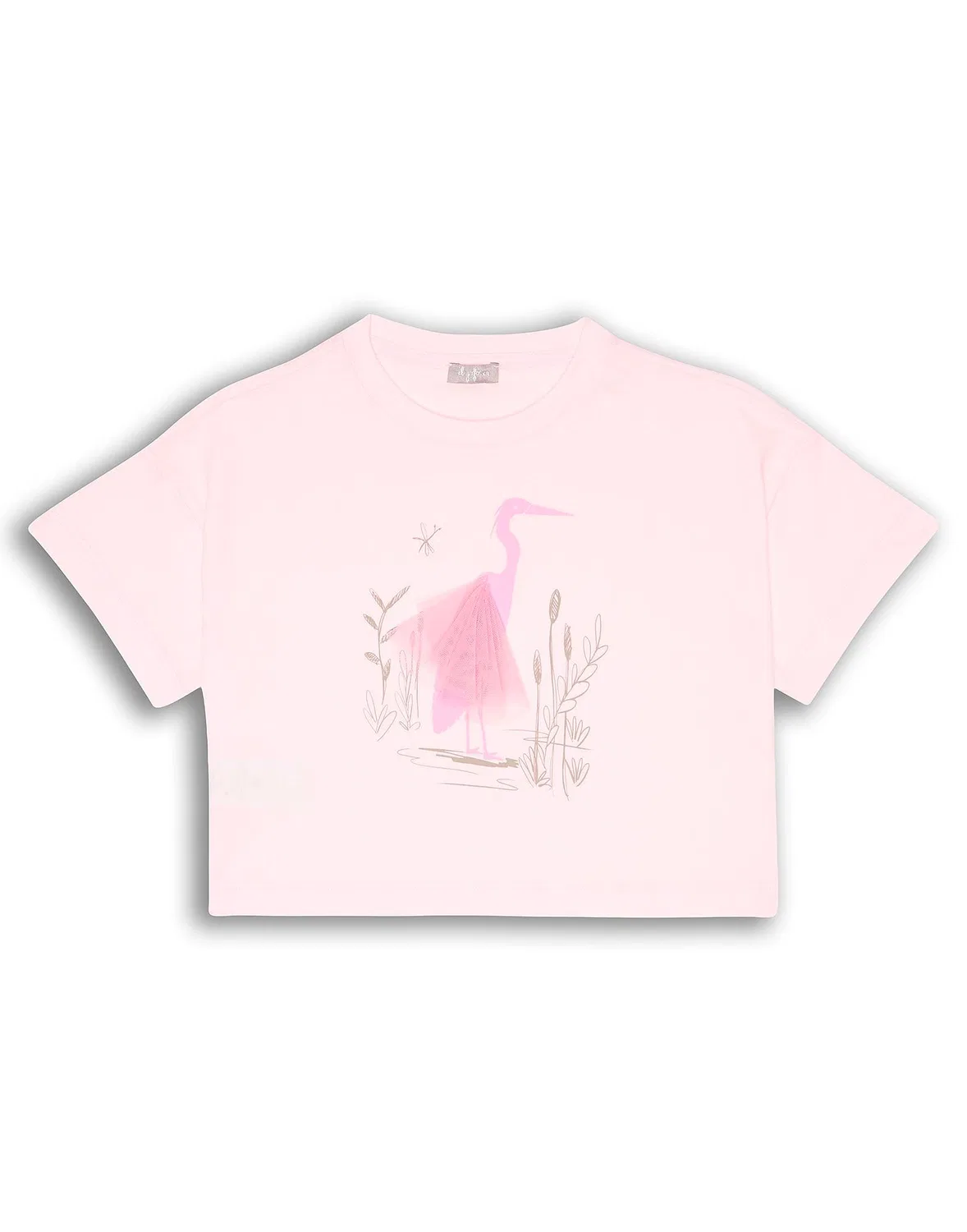 Детская футболка для девочек хлопковая Il Gufo, Light Pink